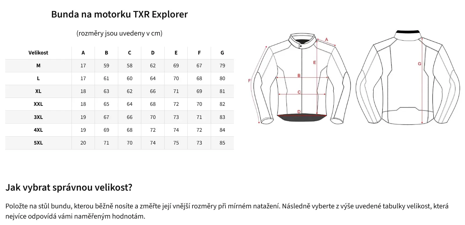TXR Bunda na motorku Explorer černo-šedá L